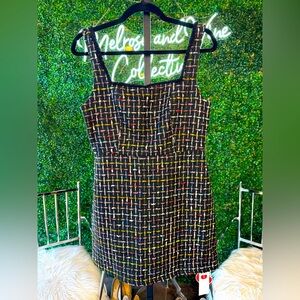 New Cider Tweed Pinafore Dress size M fits like a small